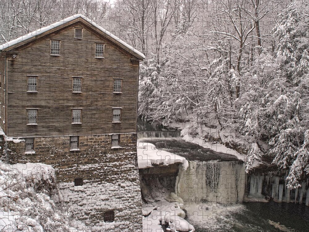 Lanterman's Mill Jigsaw Puzzle featuring the photograph Lanterman's Mill by Michael McGowan