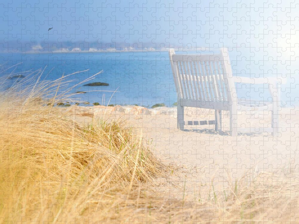 Beach Jigsaw Puzzle featuring the photograph Last Breadth of Summer by Diana Angstadt