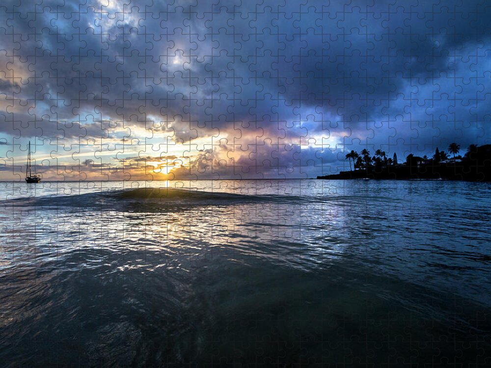Sunset Jigsaw Puzzle featuring the photograph Last Call by Sean Davey