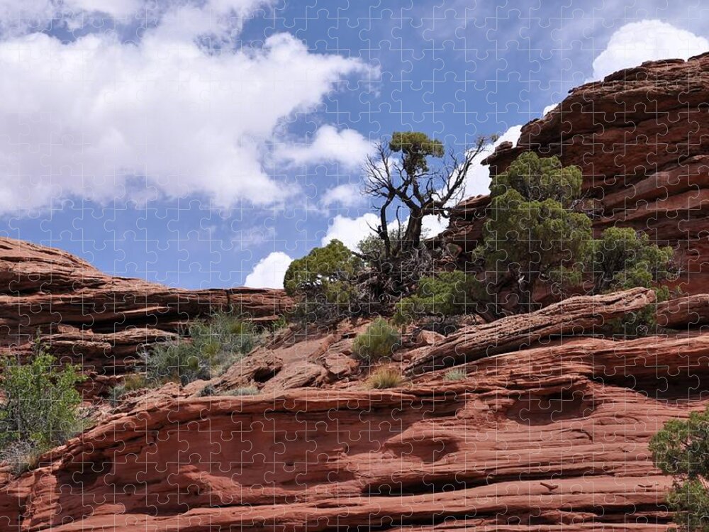 Canyonlands National Park Jigsaw Puzzle featuring the photograph Layers Upon Layers by Frank Madia