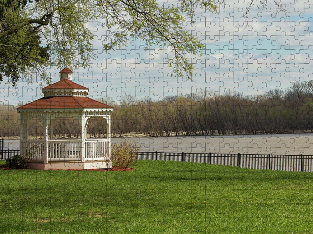 Gazebo Jigsaw Puzzle featuring the photograph Lazy Days by Holly Ross
