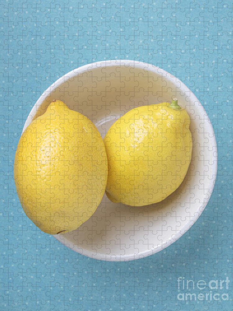 Lemon Jigsaw Puzzle featuring the photograph Lemon Pop by Edward Fielding