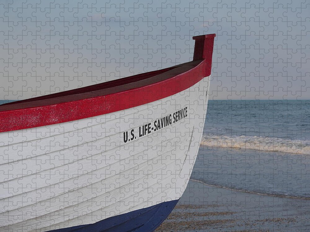 Richard Reeve Jigsaw Puzzle featuring the photograph Lifesaver by Richard Reeve
