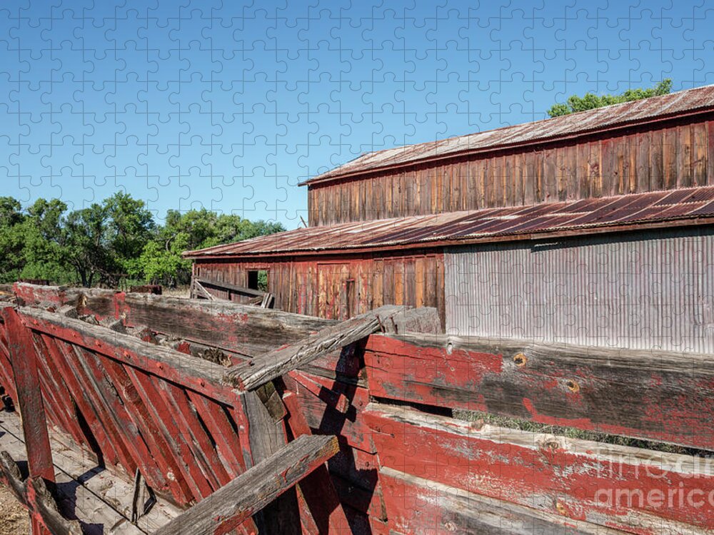 Abandoned Jigsaw Puzzle featuring the photograph Lil Boquillas Barn 10 by Al Andersen