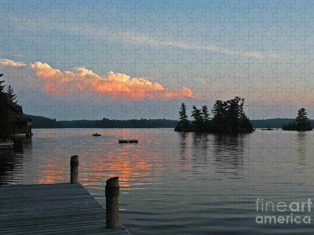 Little Bald Lake Jigsaw Puzzle featuring the photograph Little Bald Lake by Barbara McMahon