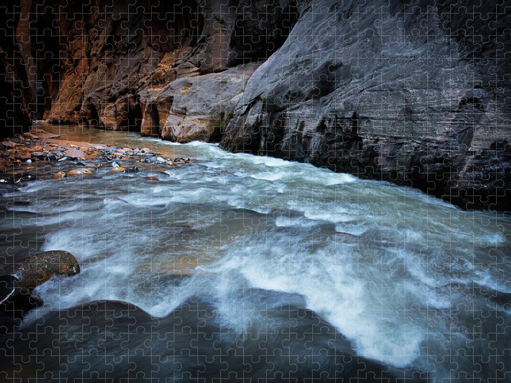 Amaizing Jigsaw Puzzle featuring the photograph Little Creek by Edgars Erglis