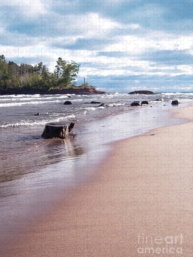 Photo Jigsaw Puzzle featuring the photograph Little Presque Isle by Phil Perkins