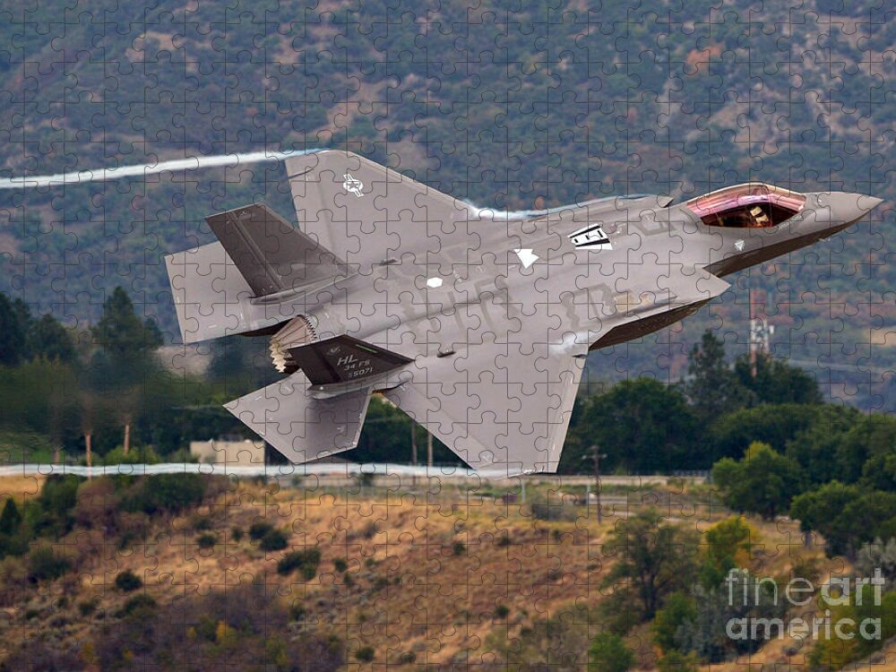Science Jigsaw Puzzle featuring the photograph Lockheed Martin F-35 Lightning II, 2015 by Science Source