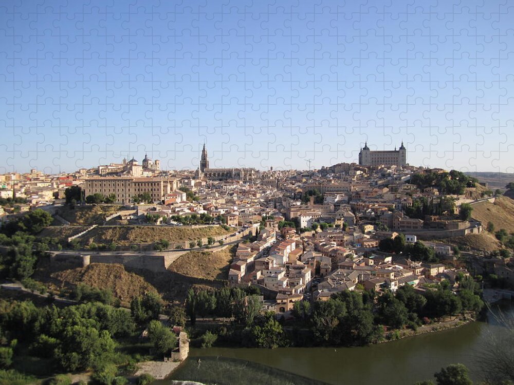 Toledo Jigsaw Puzzle featuring the photograph Looking at Toledo by John Shiron