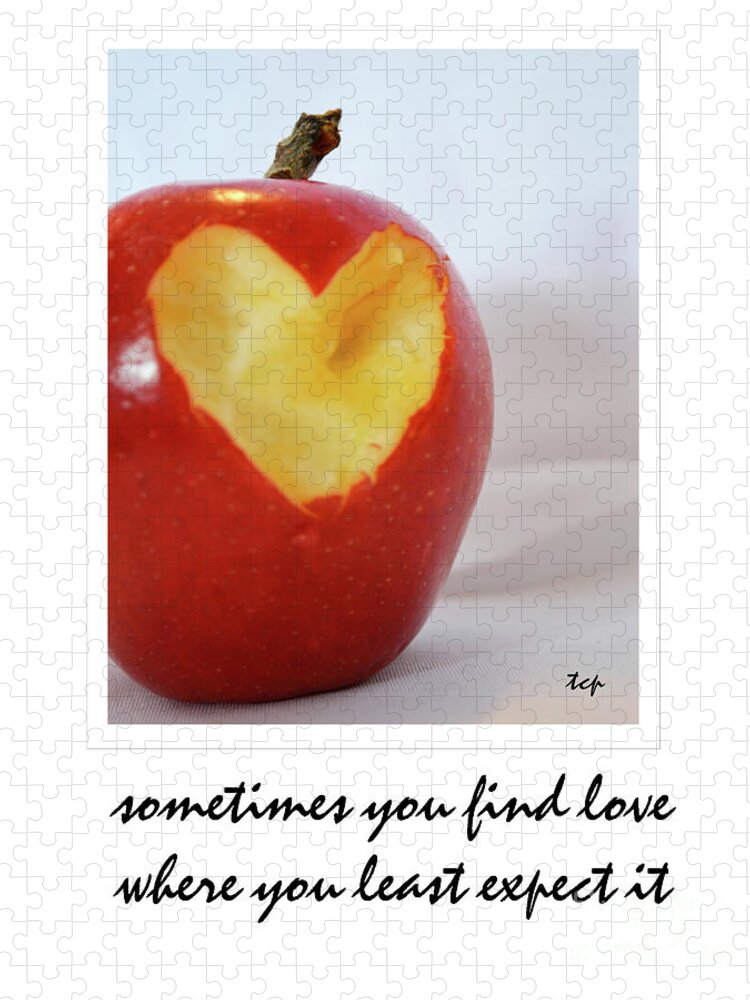 Apple Jigsaw Puzzle featuring the photograph Looking For Love by Traci Cottingham