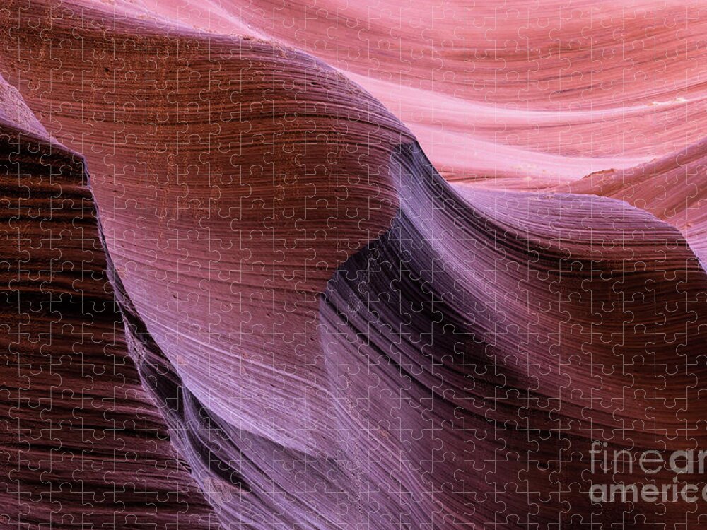 Lower Antelope Canyon Jigsaw Puzzle featuring the photograph Lower Antelope Canon by Craig Shaknis