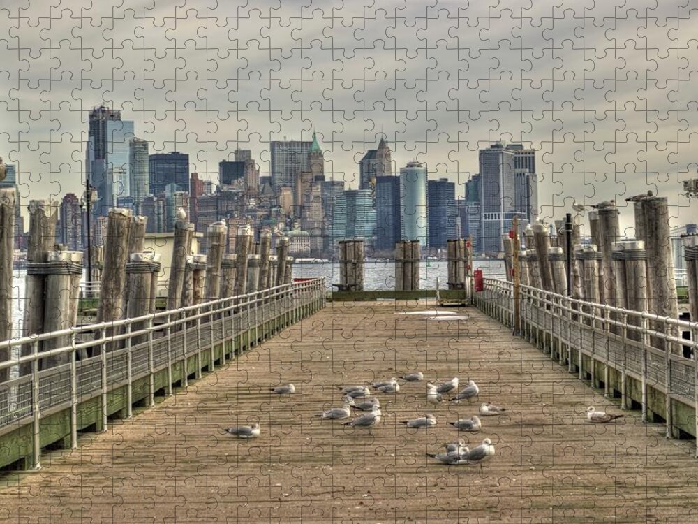 New York City Jigsaw Puzzle featuring the photograph Lower Manhattan by Timothy Lowry
