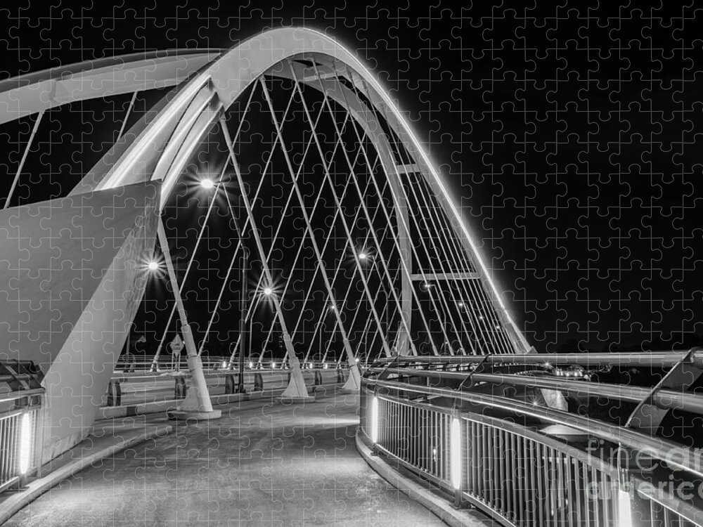Lowry Avenue Bridge Jigsaw Puzzle featuring the photograph Lowry Avenue Bridge by Iryna Liveoak