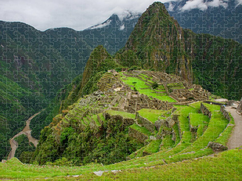 Peru Jigsaw Puzzle featuring the photograph Machu Picchu #2 by John Roach