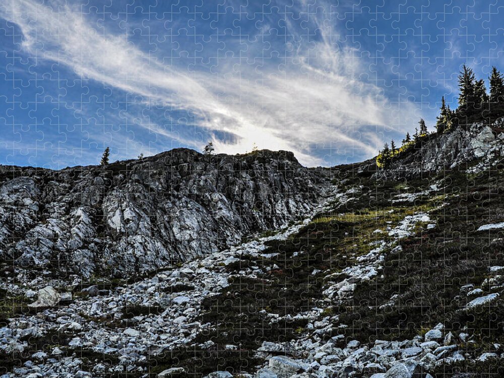Footpath Jigsaw Puzzle featuring the photograph Maple Pass Loop Rocks by Pelo Blanco Photo