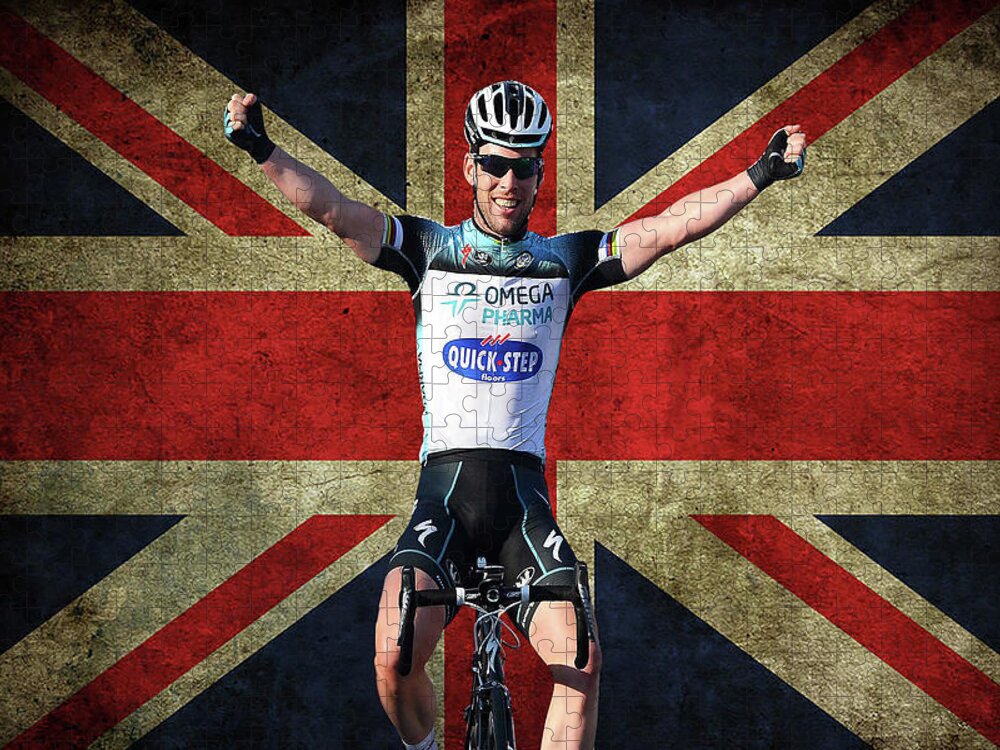 Mark Cavendish Jigsaw Puzzle featuring the photograph Mark Cavendish 1 by Smart Aviation