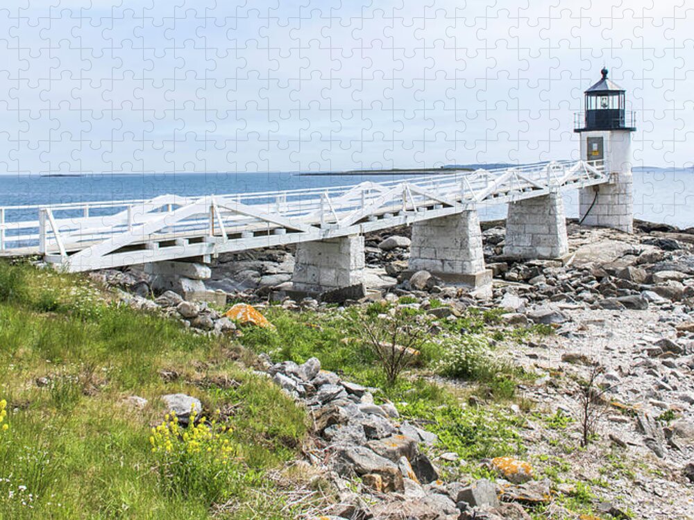 Marshall Point Lighthouse Jigsaw Puzzle featuring the photograph Marshall Point Lighthouse by Holly Ross