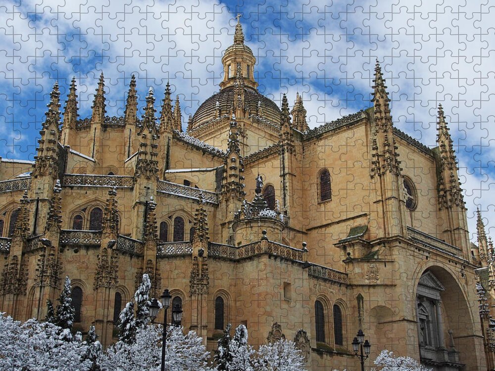 Architecture Jigsaw Puzzle featuring the photograph Massive by Jessica Myscofski