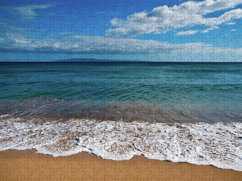 Ocean Jigsaw Puzzle featuring the photograph Maui Beach by Harry Spitz