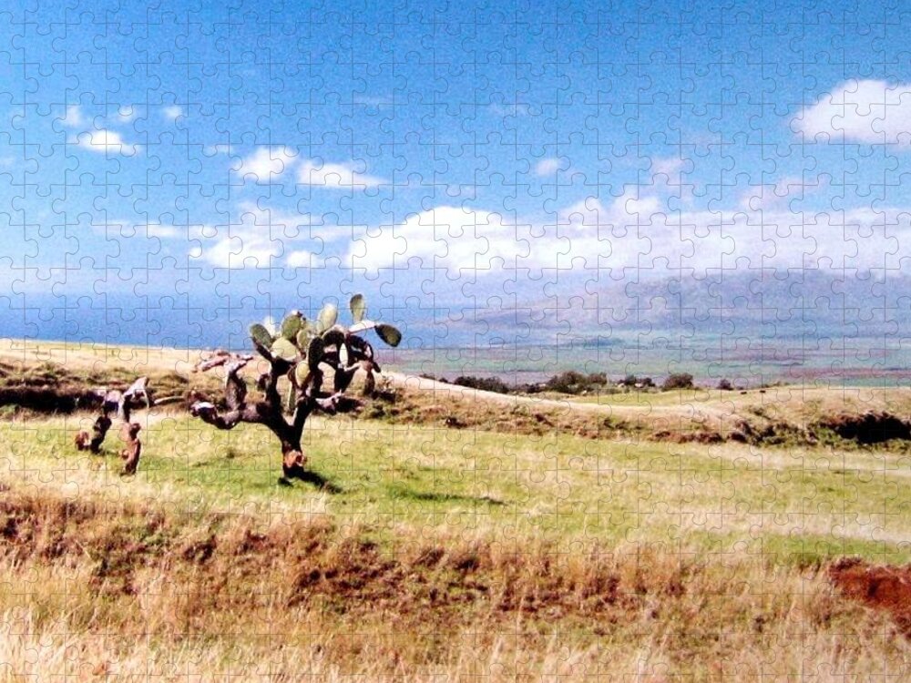 1986 Jigsaw Puzzle featuring the photograph Maui Upcountry by Will Borden