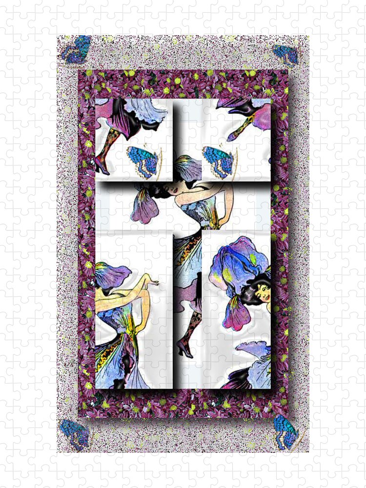 May Day Jigsaw Puzzle featuring the photograph May Day Dancer by Marie Jamieson