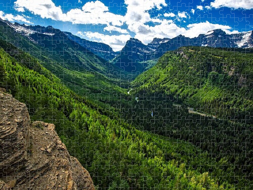Montana Jigsaw Puzzle featuring the photograph McDonald Valley - Montana by Mountain Dreams