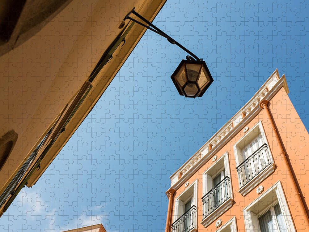 Lamp Jigsaw Puzzle featuring the photograph Mediterranean Lamp by Nigel R Bell