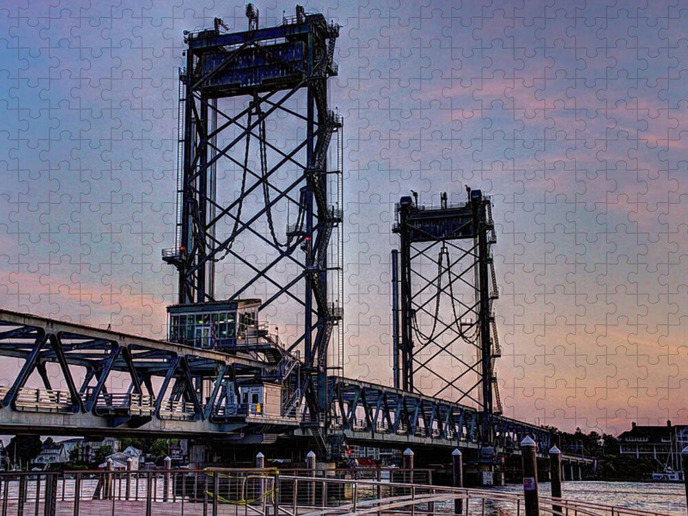 New England Jigsaw Puzzle featuring the photograph Memorial Bridge at Sunrise by David Thompsen