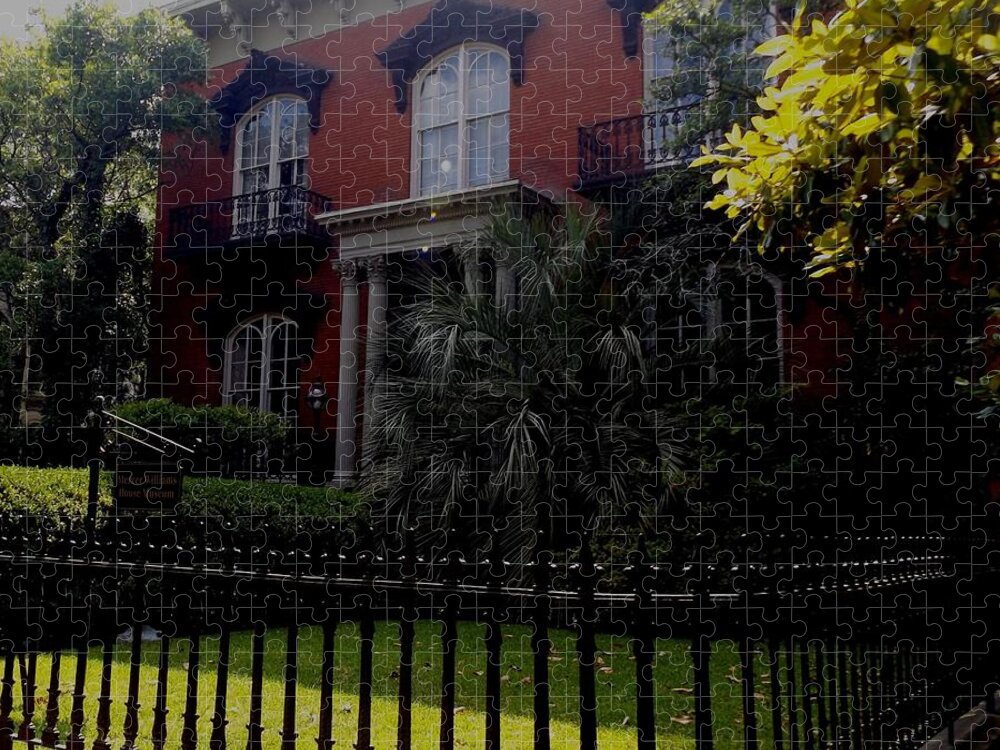 Savannah Jigsaw Puzzle featuring the photograph Mercer House by Julie Pappas