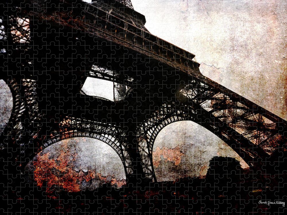 Paris Jigsaw Puzzle featuring the photograph Metal Beauty by Randi Grace Nilsberg