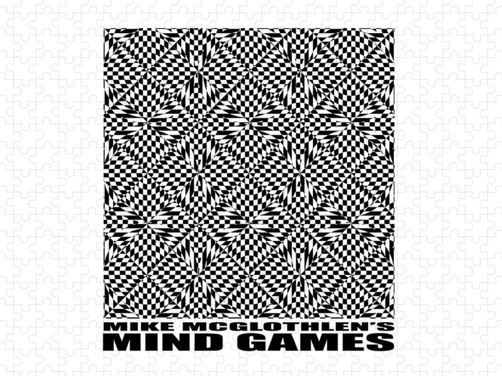 T-shirt Jigsaw Puzzle featuring the digital art Mind Games 61SE 2 by Mike McGlothlen