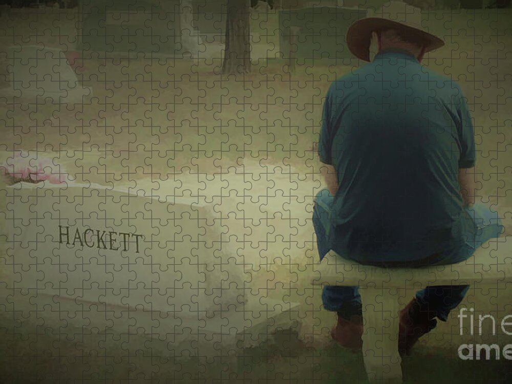 Grief Jigsaw Puzzle featuring the photograph Missing You by D Hackett