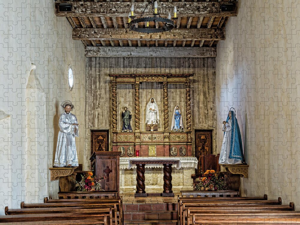 Mission San Juan Capistrano Sanctuary - San Antonio Jigsaw Puzzle by  Stephen Stookey - Pixels
