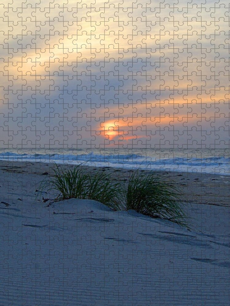 Sunrise Jigsaw Puzzle featuring the photograph Morning Beach by Newwwman