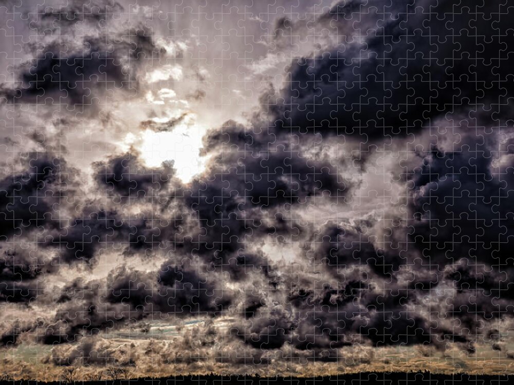 Sky Jigsaw Puzzle featuring the photograph Motley Sky by Irwin Barrett