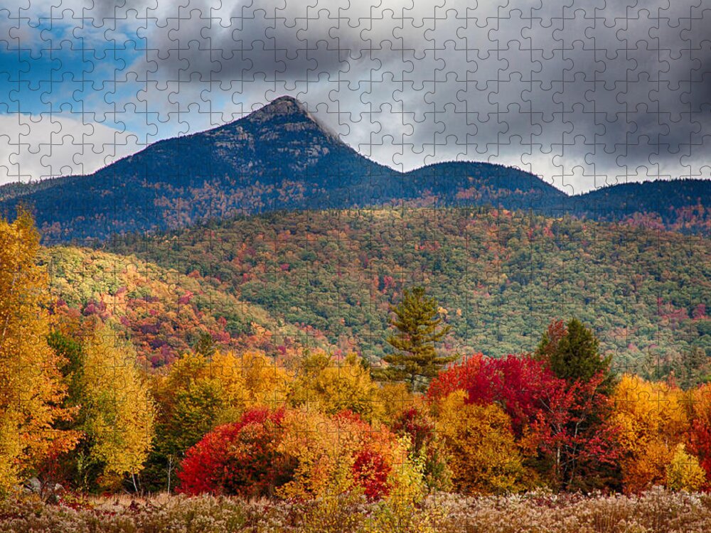 Fall Colors Jigsaw Puzzle featuring the photograph Peak Fall Colors on Mount Chocorua by Jeff Folger