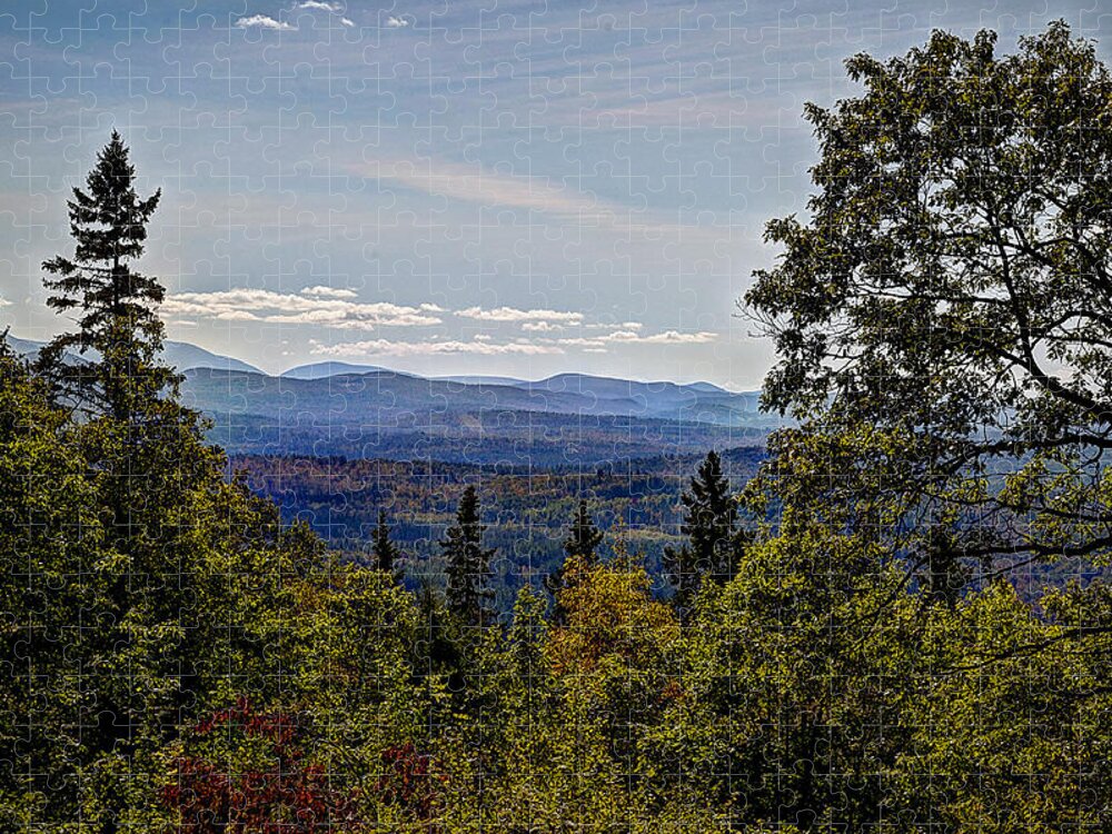 Trees Jigsaw Puzzle featuring the photograph Mountain Edge by Deborah Klubertanz
