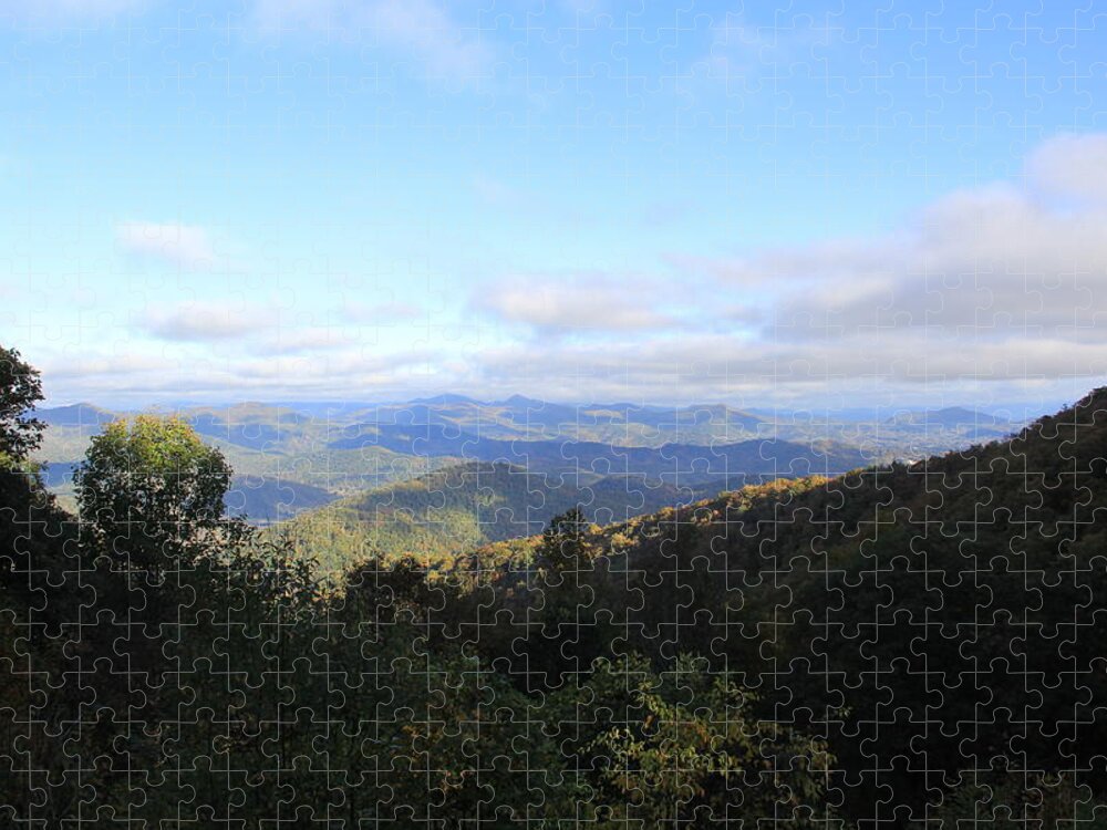 Mountains Jigsaw Puzzle featuring the photograph Mountain Landscape 1 by Allen Nice-Webb
