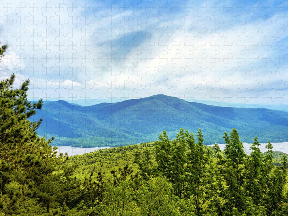 Adirondack Mountains Jigsaw Puzzle featuring the photograph Adirondacks Mountain View by Christina Rollo