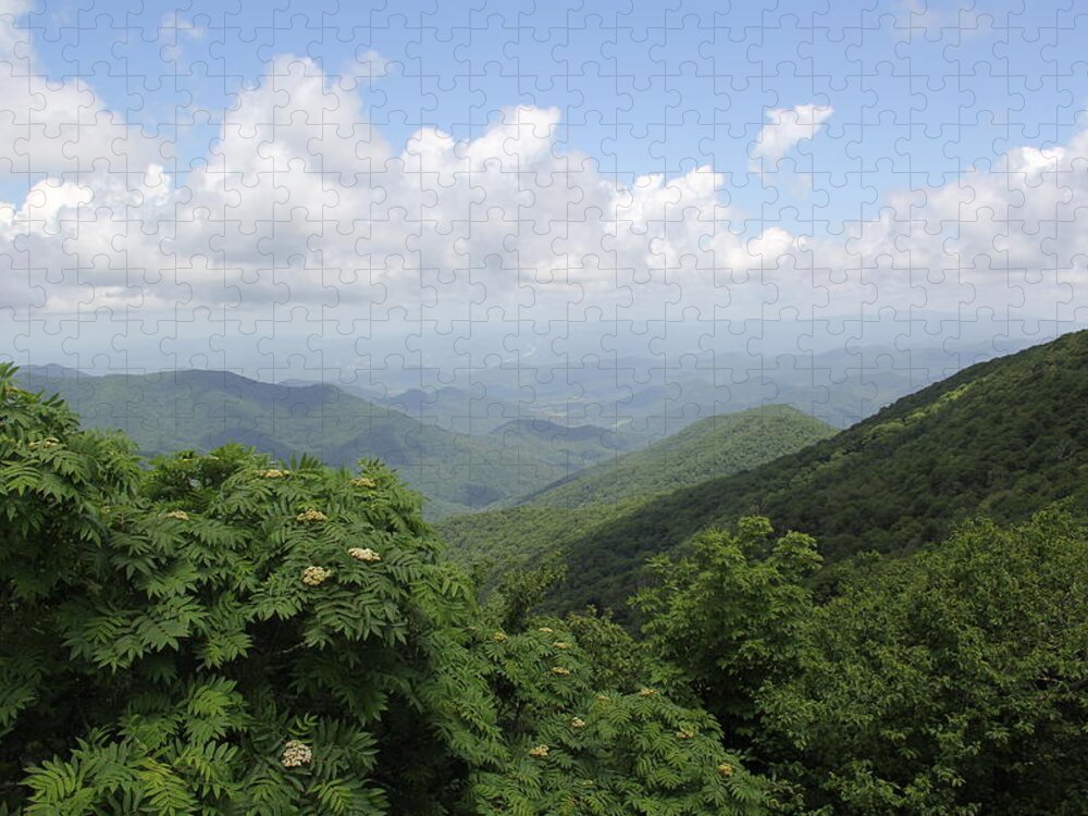 Mountain Jigsaw Puzzle featuring the photograph Mountain Vista by Allen Nice-Webb