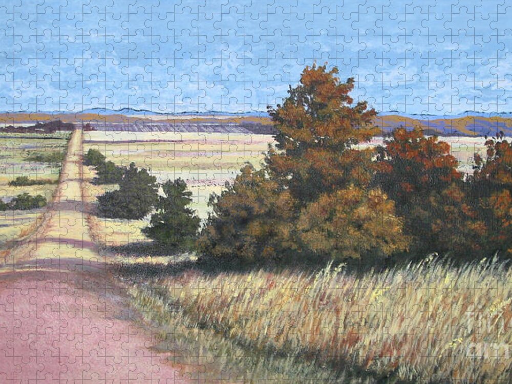Nature Jigsaw Puzzle featuring the painting Moving On by Diane Ellingham