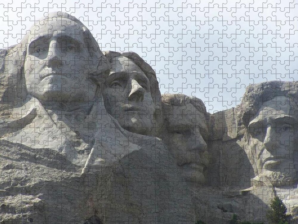 National Monument Jigsaw Puzzle featuring the photograph Mt. Rushmore 2 by Ali Baucom