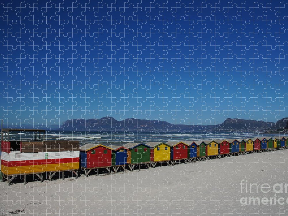 Muizenberg Jigsaw Puzzle featuring the photograph Muizenberg Beauty by Brian Kamprath