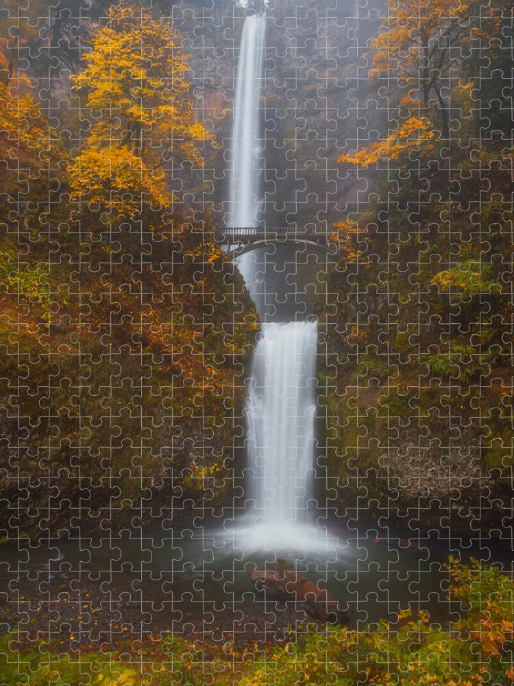 Oregon Jigsaw Puzzle featuring the photograph Multnomah Mist by Darren White