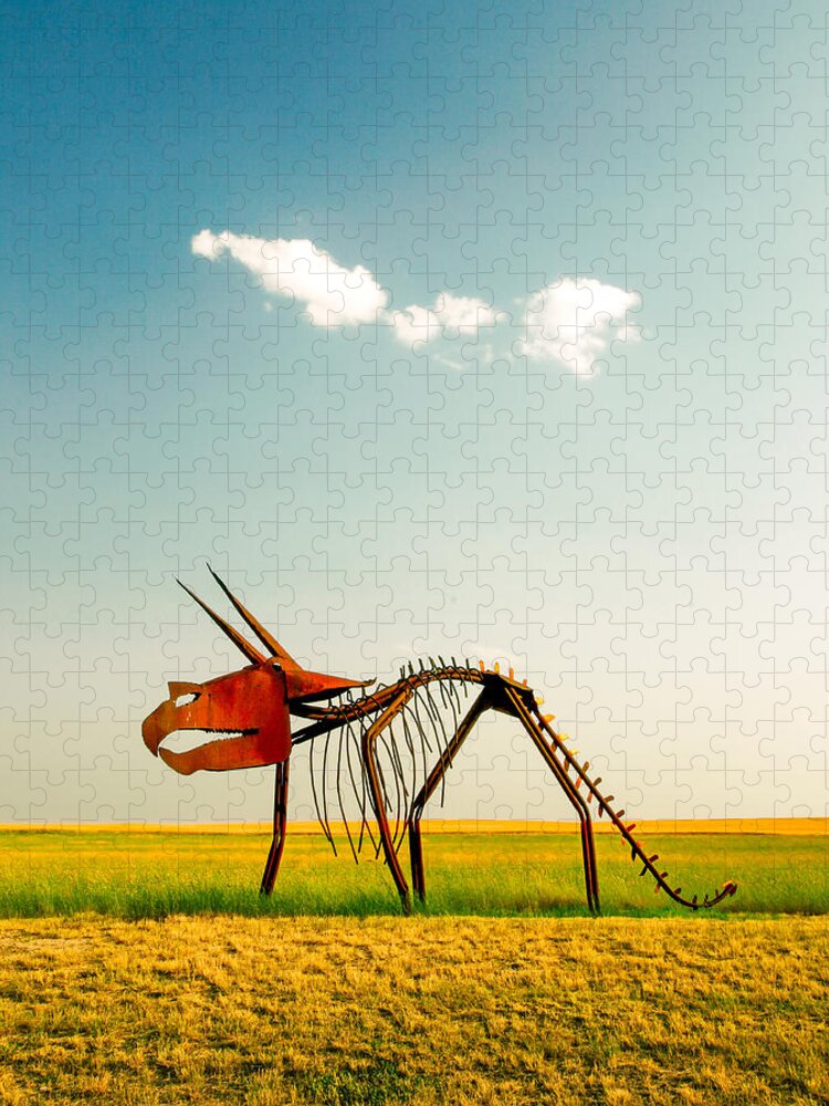Dinosaur Jigsaw Puzzle featuring the photograph Natural Selection by Todd Klassy