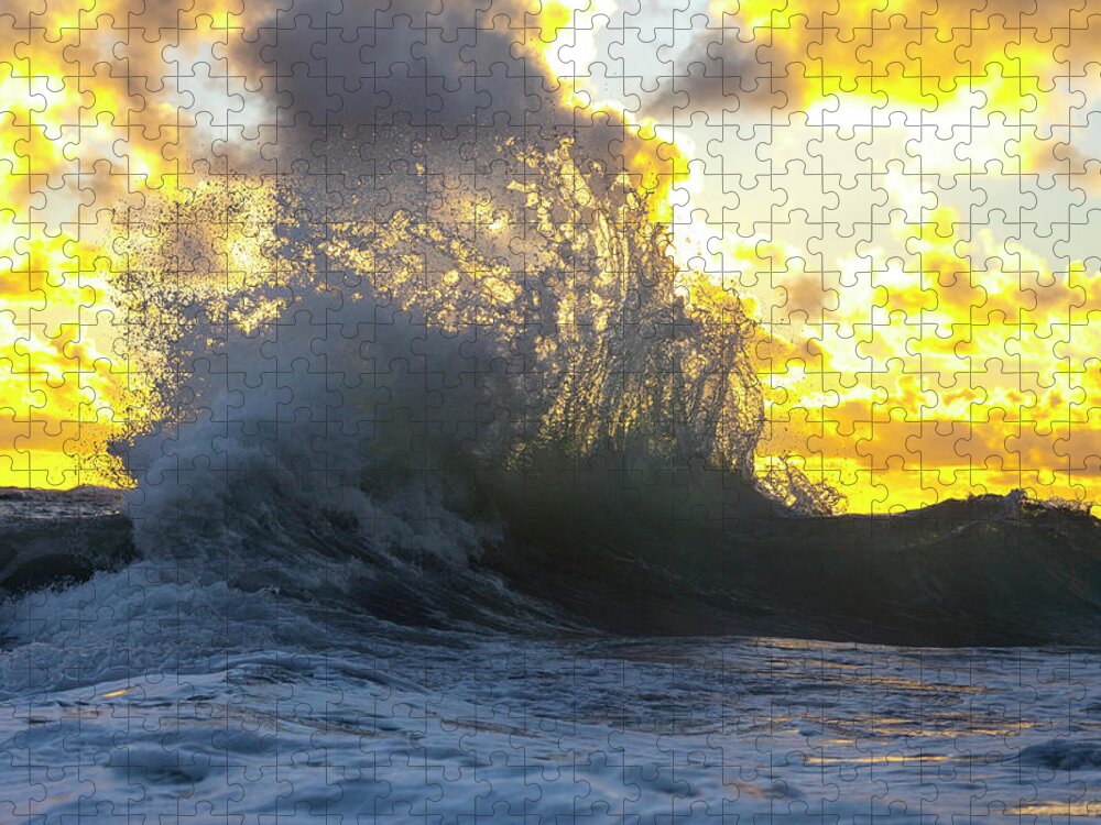 Wave Jigsaw Puzzle featuring the photograph Natural Symphony by Sean Davey