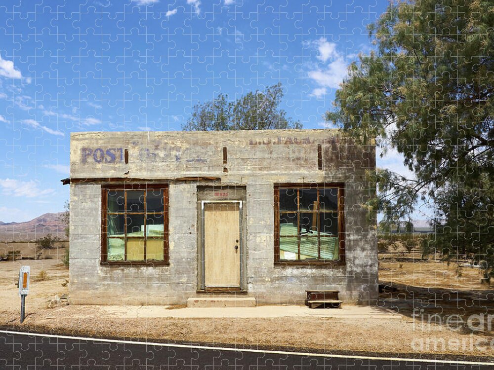 Post Office Jigsaw Puzzle featuring the photograph Neither Rain nor Snow... by Steve Ondrus