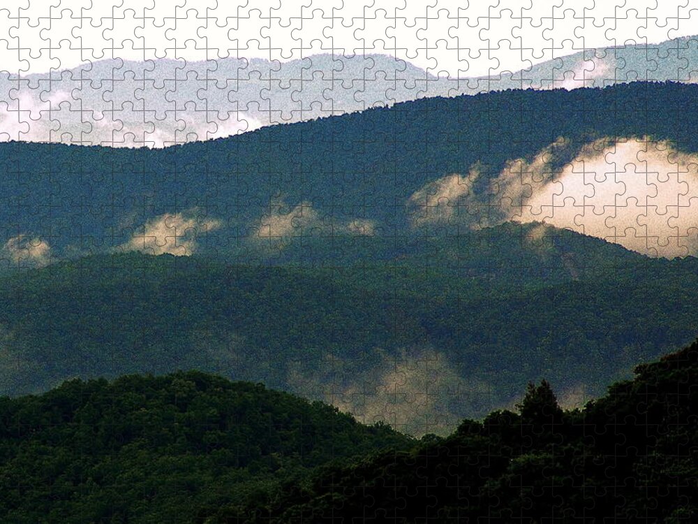 Mountain Landscape Jigsaw Puzzle featuring the photograph New Day Coming by Allen Nice-Webb