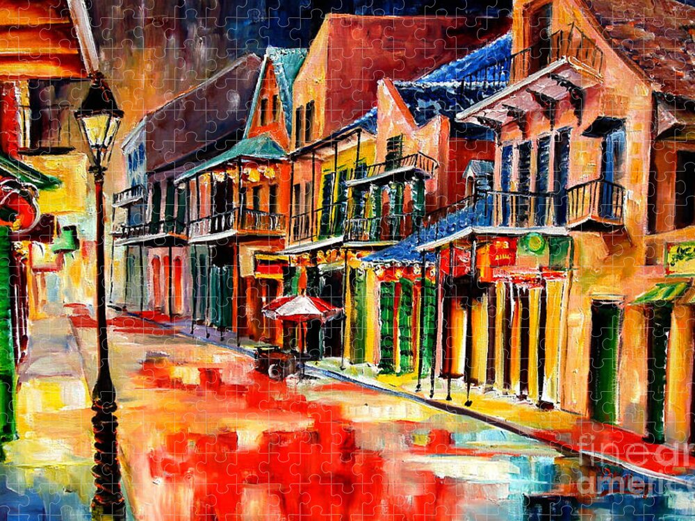 New Orleans Jigsaw Puzzle featuring the painting New Orleans Jive by Diane Millsap