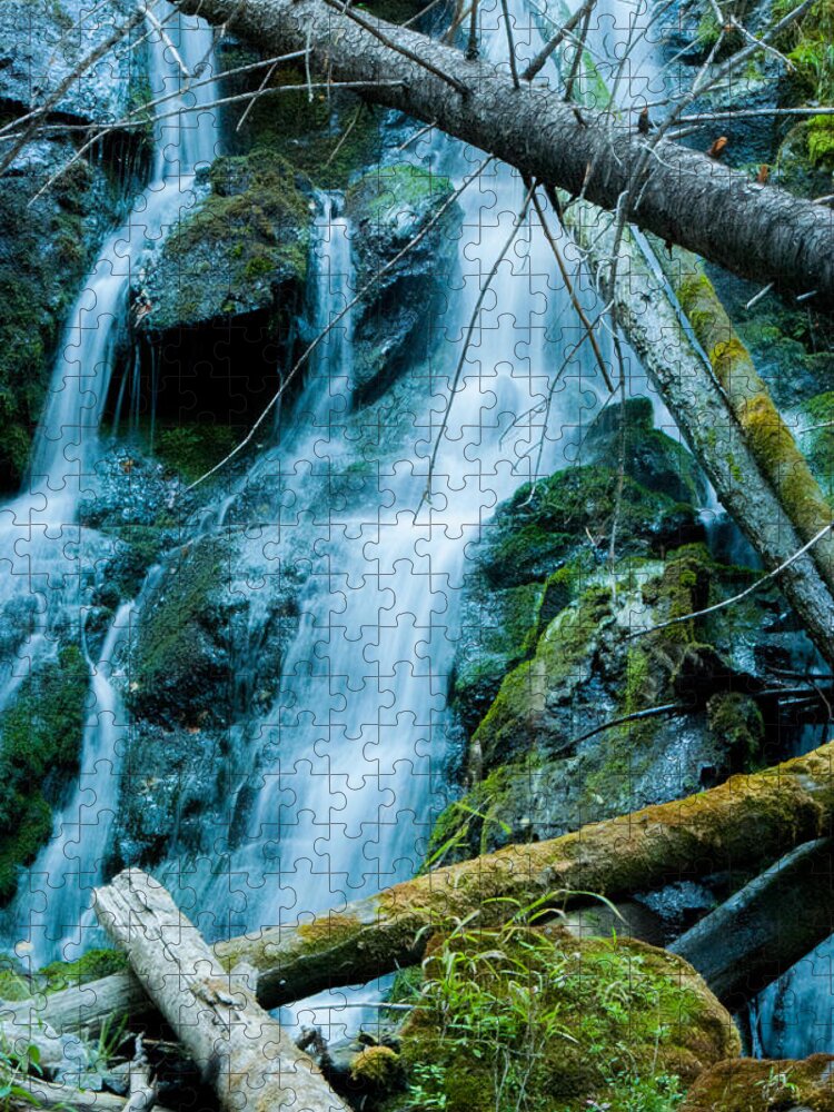 Nine Mile Falls Jigsaw Puzzle featuring the photograph Nine Mile Falls by Troy Stapek